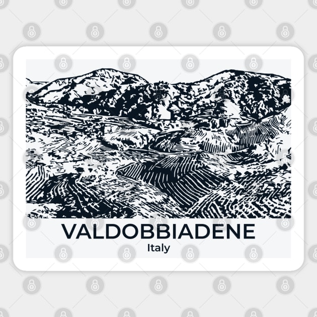 Valdobbiadene - Italy Magnet by Lakeric